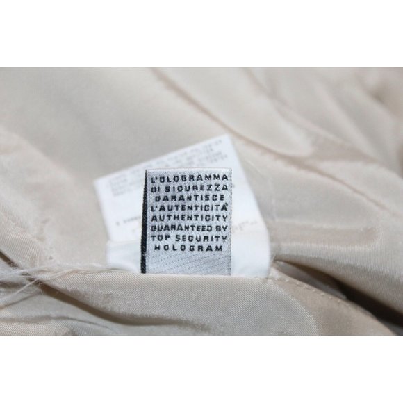 Dolce & Gabbana Womens Cotton Two Button Long Sleeve Blazer Jacket Tan Size 42 - Picture 11 of 12